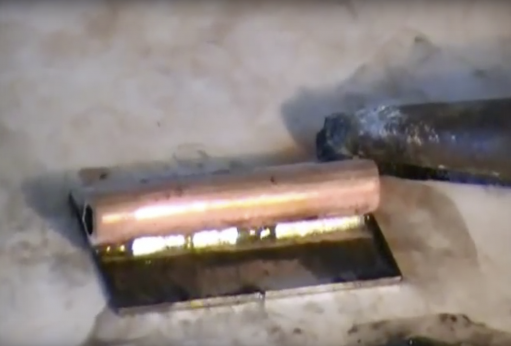 Soldering Copper to Stainless Steel with Superior No. 520B Flux and