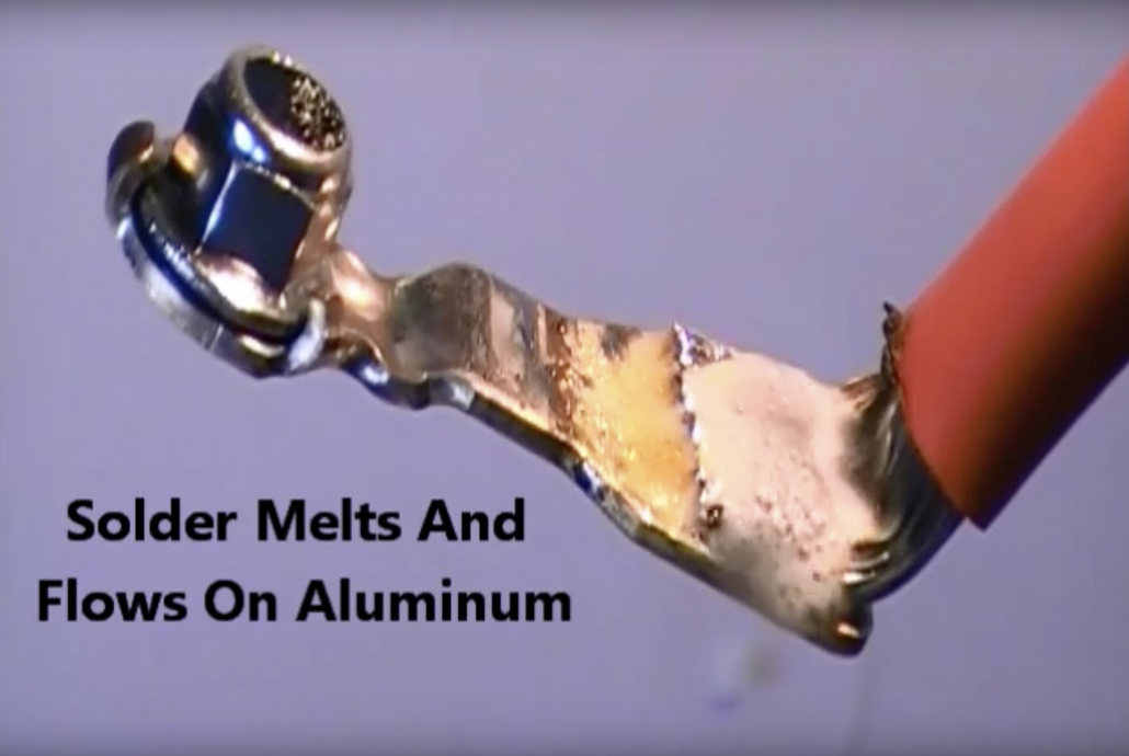 Aluminum Wire to Brass Terminal Soldering with Superior AL2710375